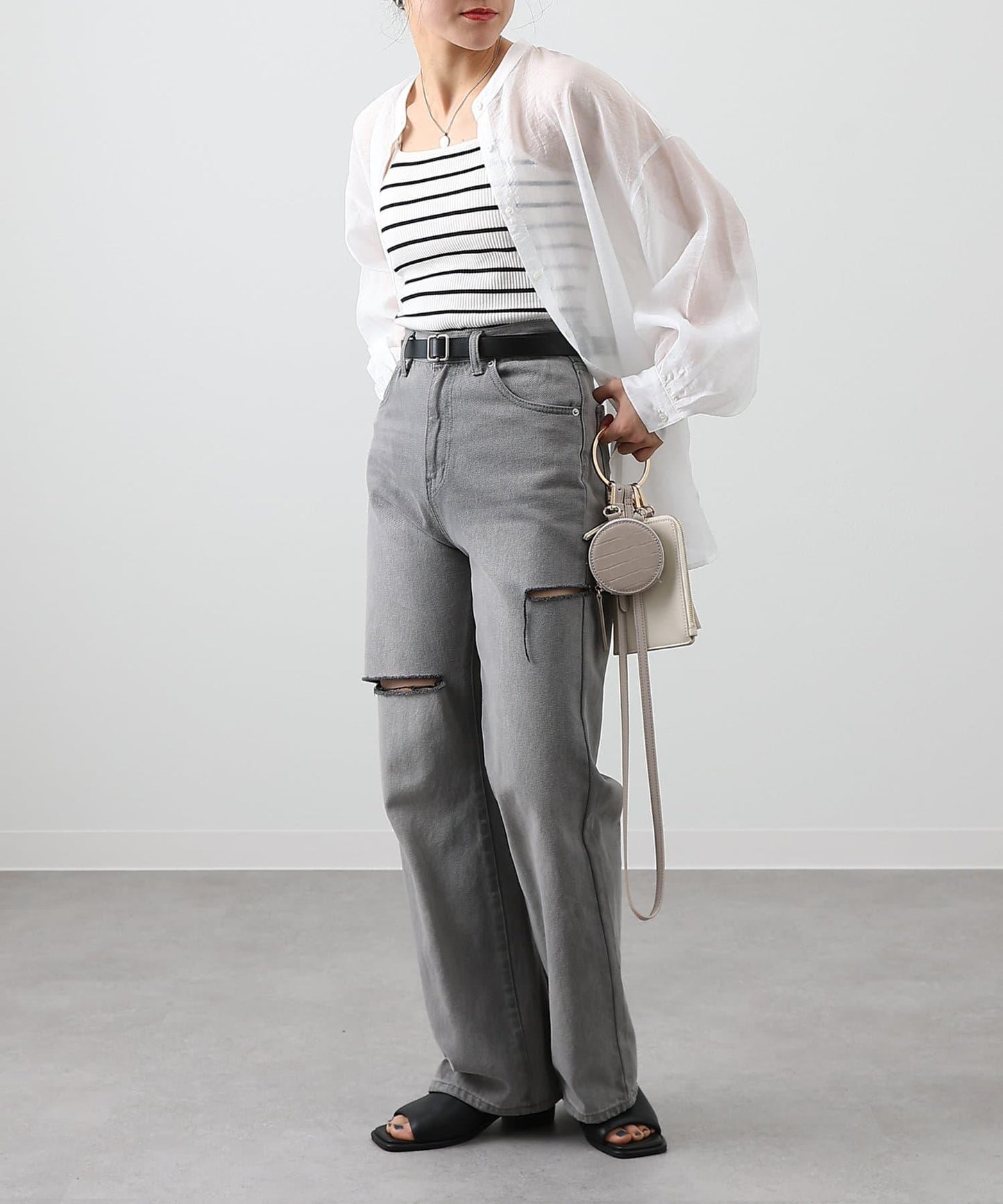 【S～L尺碼展開】破洞牛仔褲