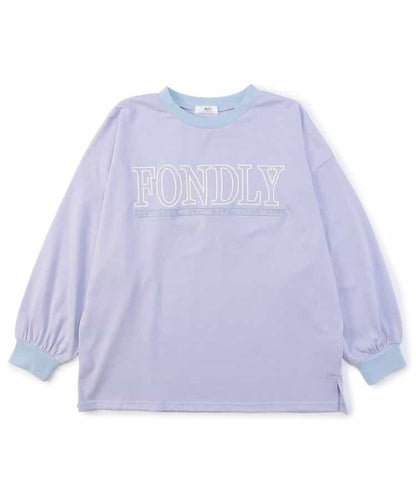 休閒大LOGO印花T恤