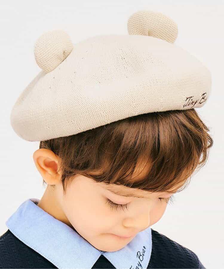 小熊耳朵款羊毛貝雷帽
