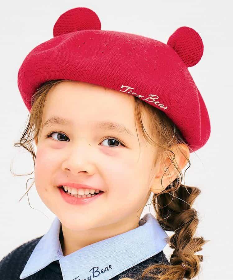 小熊耳朵款羊毛貝雷帽