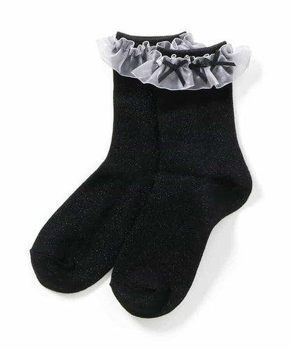 3P套裝 蕾絲蝴蝶結襪