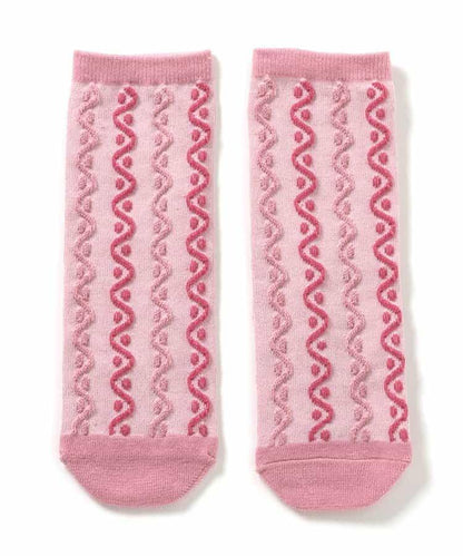 3P套裝 浮絲編織 管狀襪子