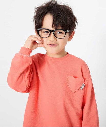 【連衣裙】心形口袋短袖T恤