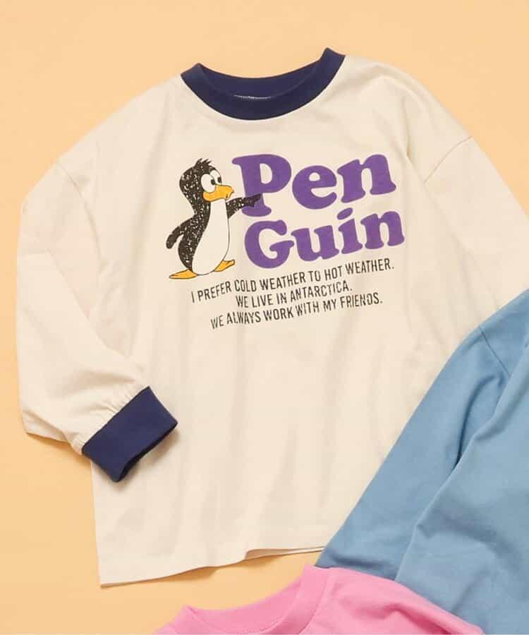 多色印花長袖T恤