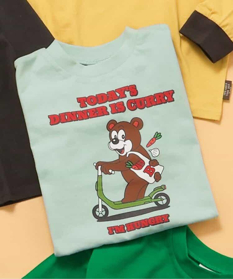 多色印花長袖T恤