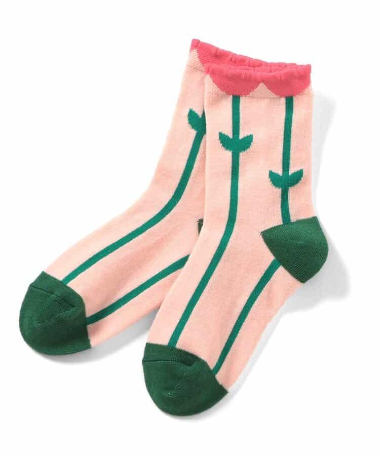 3P對象 花卉 襪子