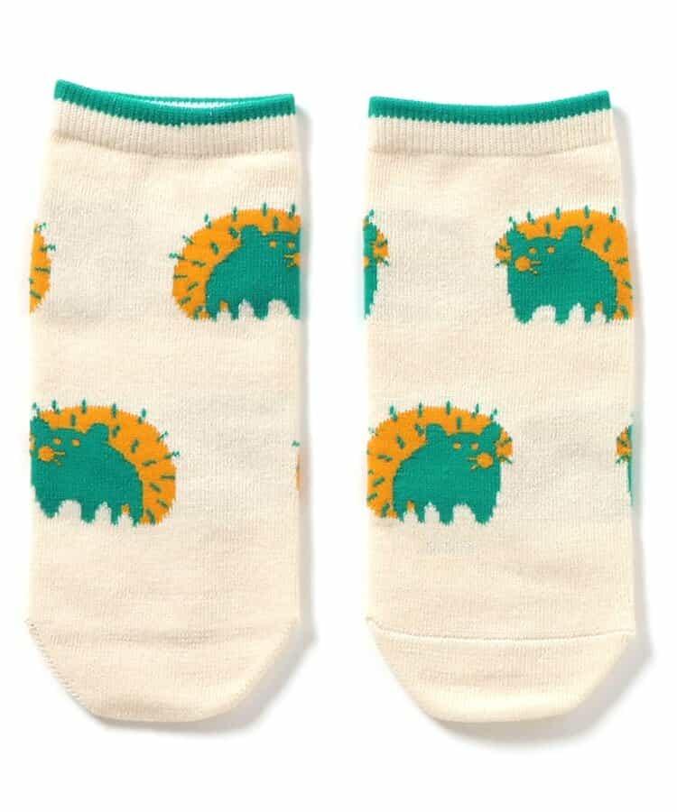 3P動物圖案長筒襪