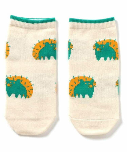 3P動物圖案長筒襪