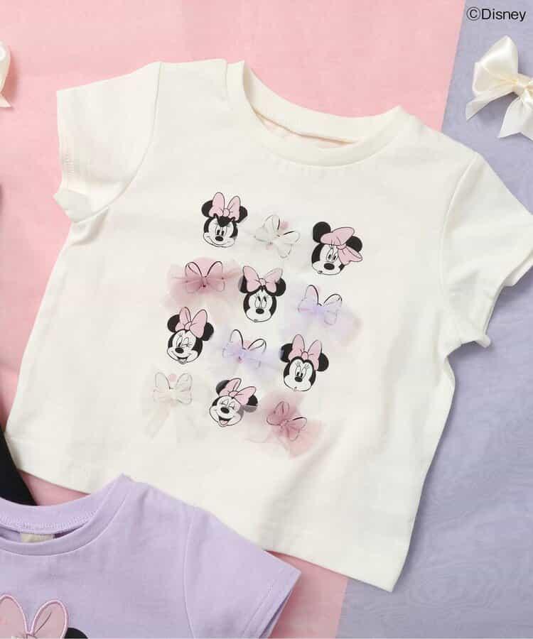 《迪士尼》卡通角色米妮混搭T恤