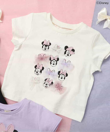 《迪士尼》卡通角色米妮混搭T恤