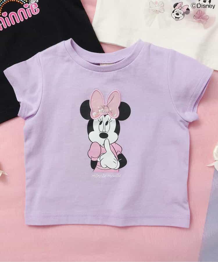 《迪士尼》卡通角色米妮混搭T恤