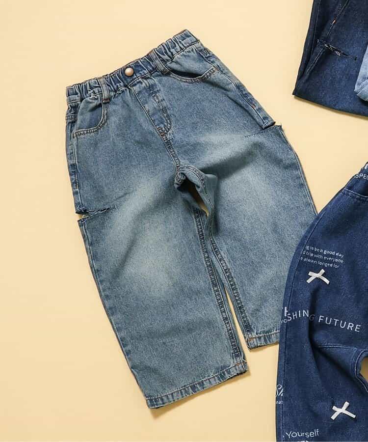 剪裁牛仔褲 10分褲