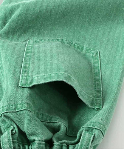 蝴蝶結綵色七分褲