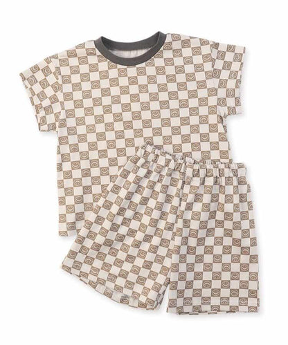 全印花連體睡衣