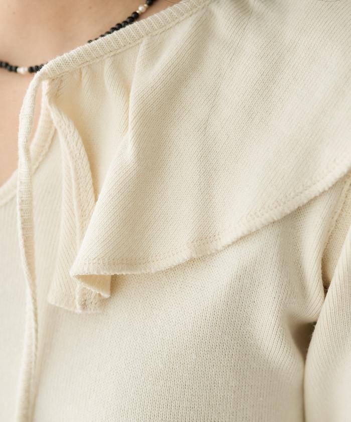 軍旅風荷葉邊衛衣