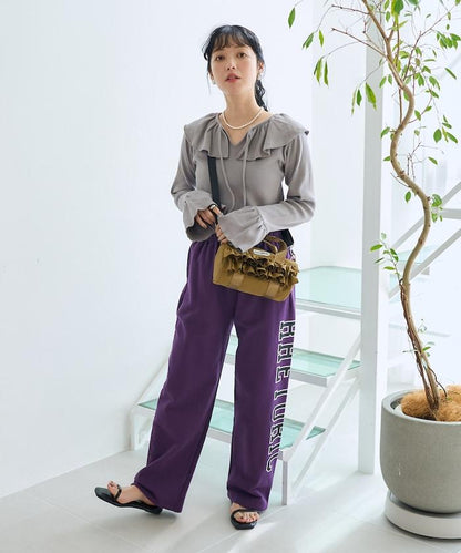 軍旅風荷葉邊衛衣