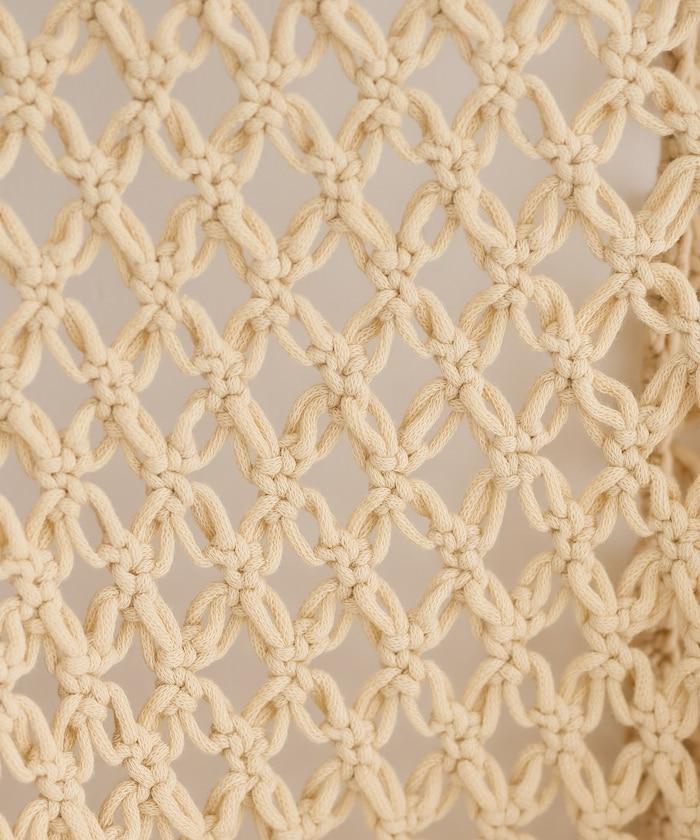 流蘇圖案編織馬甲