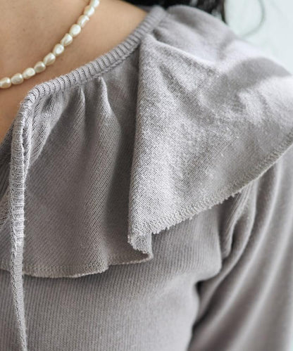 軍旅風荷葉邊衛衣