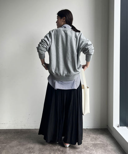 腰部細褶裙