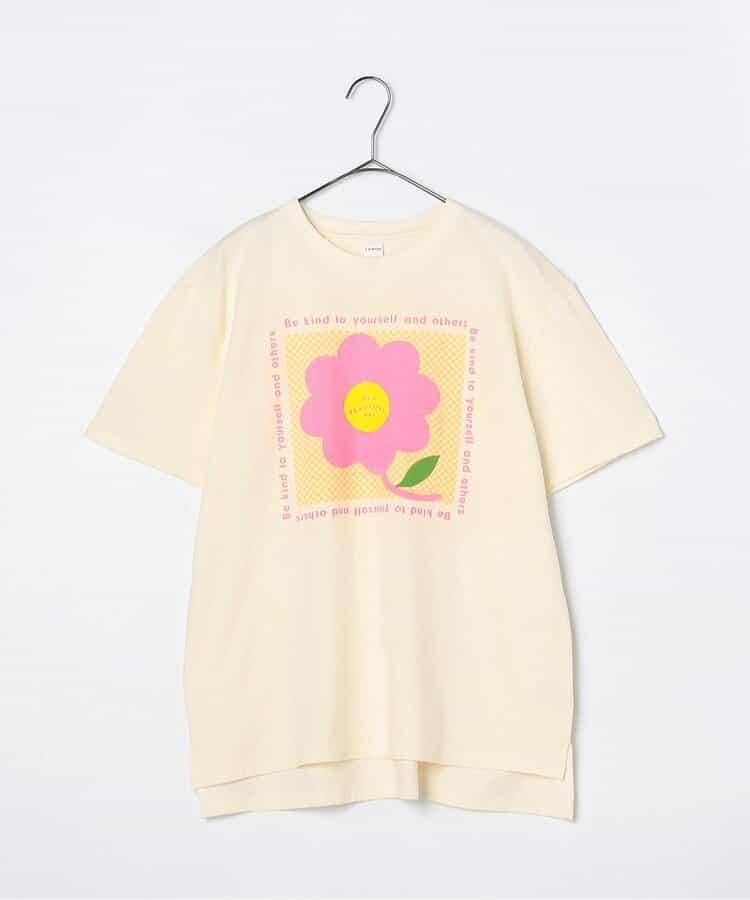 【連衣裙】【媽媽】3款圖案印花寬鬆短袖T恤