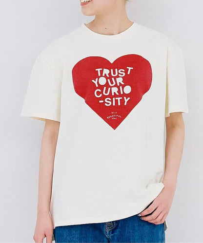 【連衣裙】【媽媽】3款圖案印花寬鬆短袖T恤