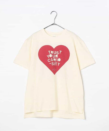 【連衣裙】【媽媽】3款圖案印花寬鬆短袖T恤