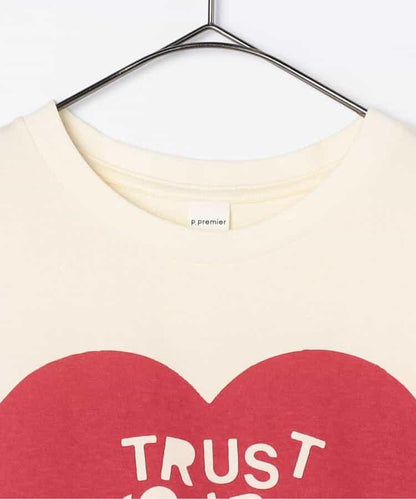 【連衣裙】【媽媽】3款圖案印花寬鬆短袖T恤