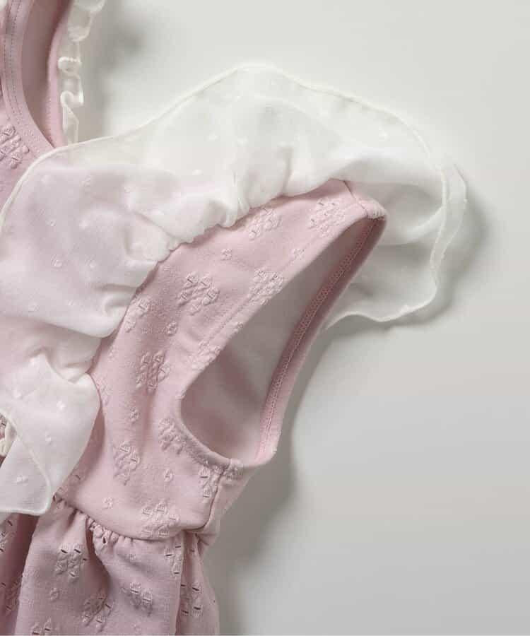 後蝴蝶結蕾絲連衣裙泳裝