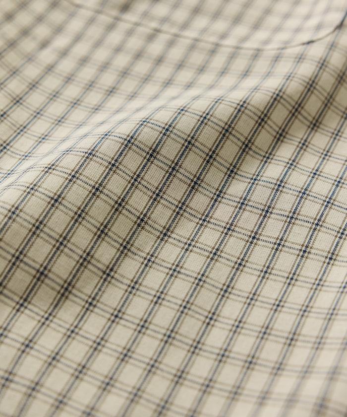 Relax Fit 舒適版型 常規領 短袖 格子襯衫