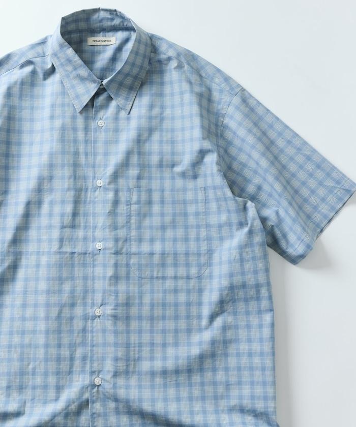 Relax Fit 舒適版型 常規領 短袖 格子襯衫