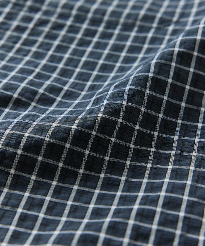 Relax Fit 舒適版型 常規領 短袖 格子襯衫