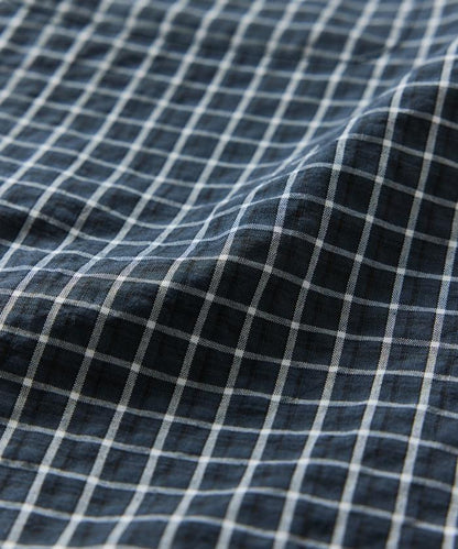 Relax Fit 舒適版型 常規領 短袖 格子襯衫