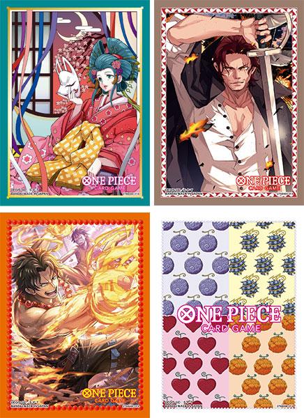 ONE PIECE 卡牌遊戲 官方卡套10(4種混合)
