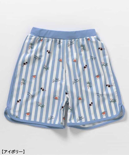 恐龍·條紋防曬衣配男士泳褲