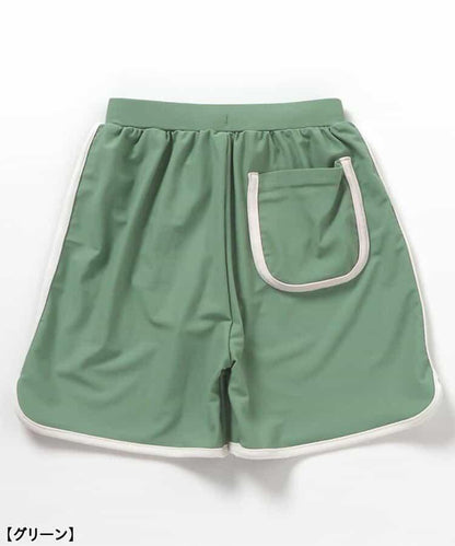 恐龍·條紋防曬衣配男士泳褲