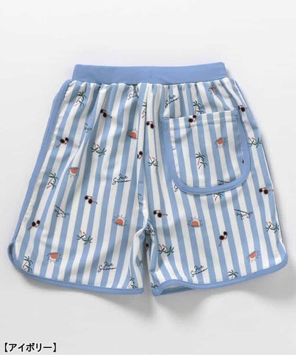 恐龍·條紋防曬衣配男士泳褲