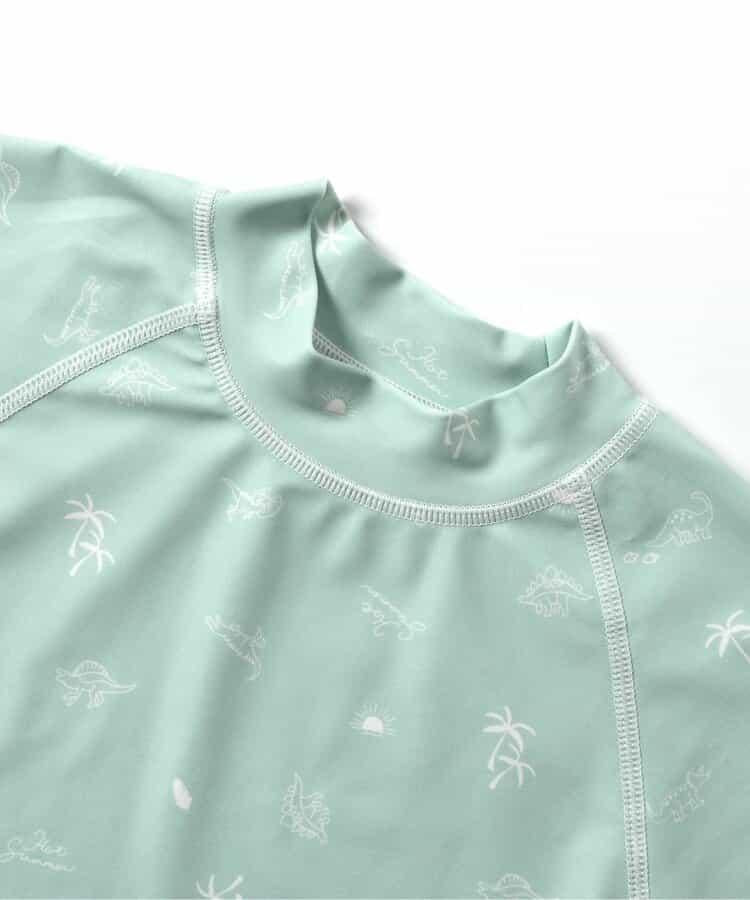 恐龍·條紋防曬衣配男士泳褲