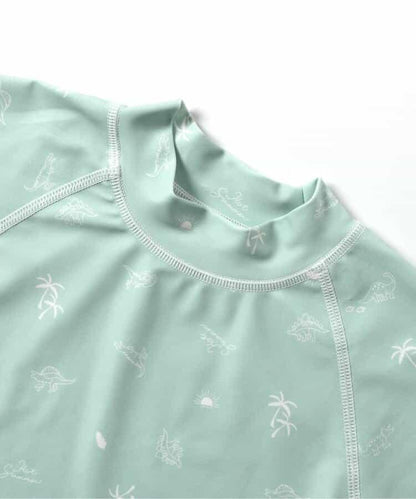 恐龍·條紋防曬衣配男士泳褲