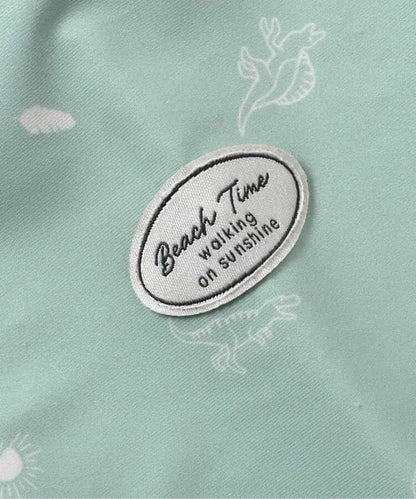 恐龍·條紋防曬衣配男士泳褲