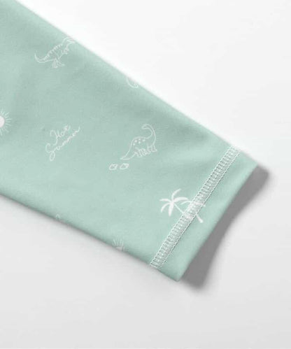 恐龍·條紋防曬衣配男士泳褲