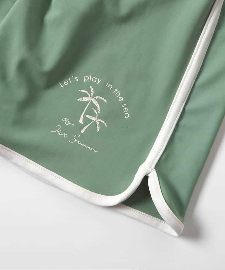 恐龍·條紋防曬衣配男士泳褲