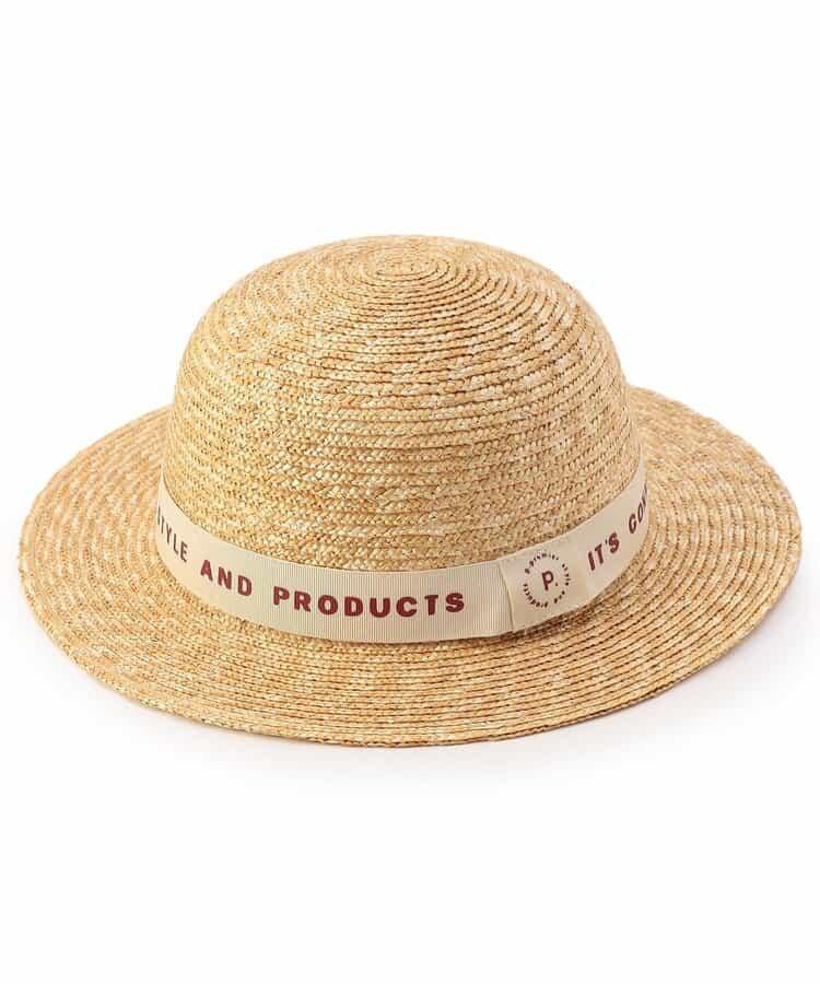 標誌絲帶草帽