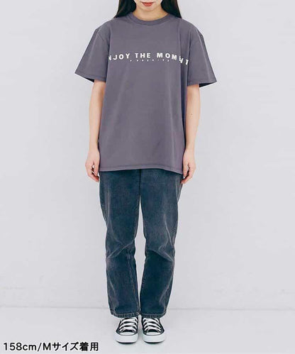 【連衣裙】【媽媽】想要一起購買的簡約logo半袖T恤