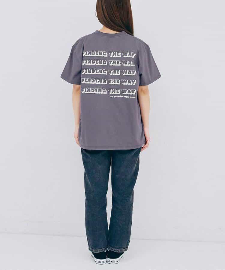 【連衣裙】【媽媽】想要一起購買的簡約logo半袖T恤