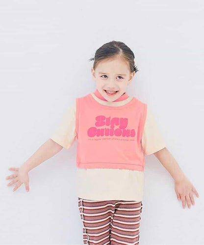 疊穿式背心和T恤套裝