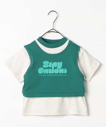 疊穿式背心和T恤套裝