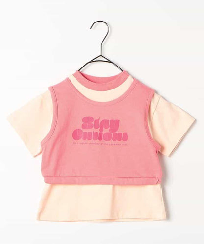 疊穿式背心和T恤套裝