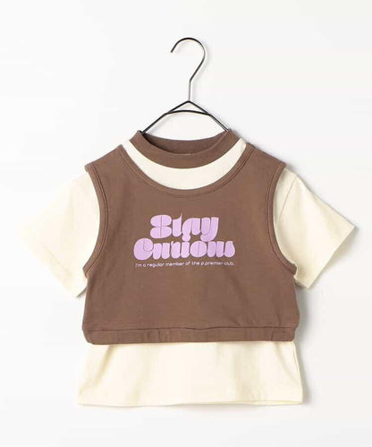 疊穿式背心和T恤套裝