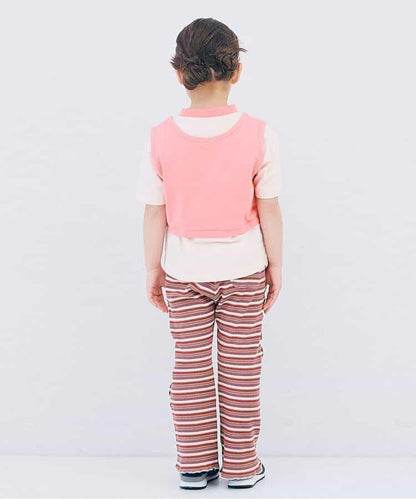 疊穿式背心和T恤套裝