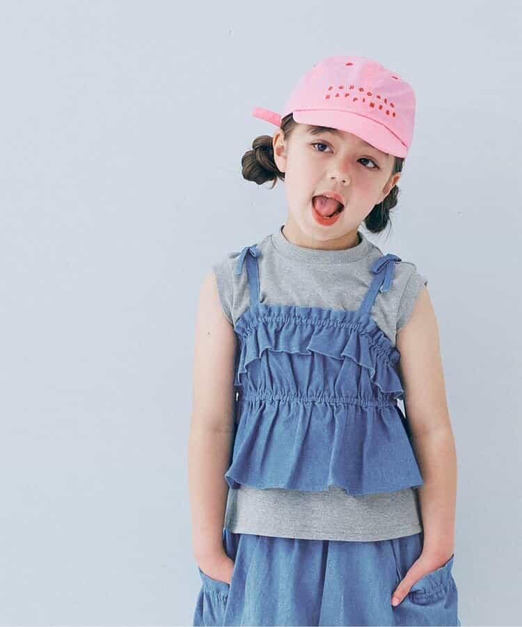 荷葉邊背心＆上衣套裝